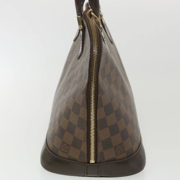 LOUIS VUITTON Damier Ebene Alma Hand Bag N51131 LV Auth 38661 - Picture 4 of 10